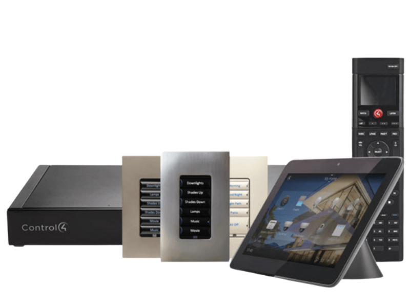 Control4 smart home installer in Fort Collins product interfaces and remote