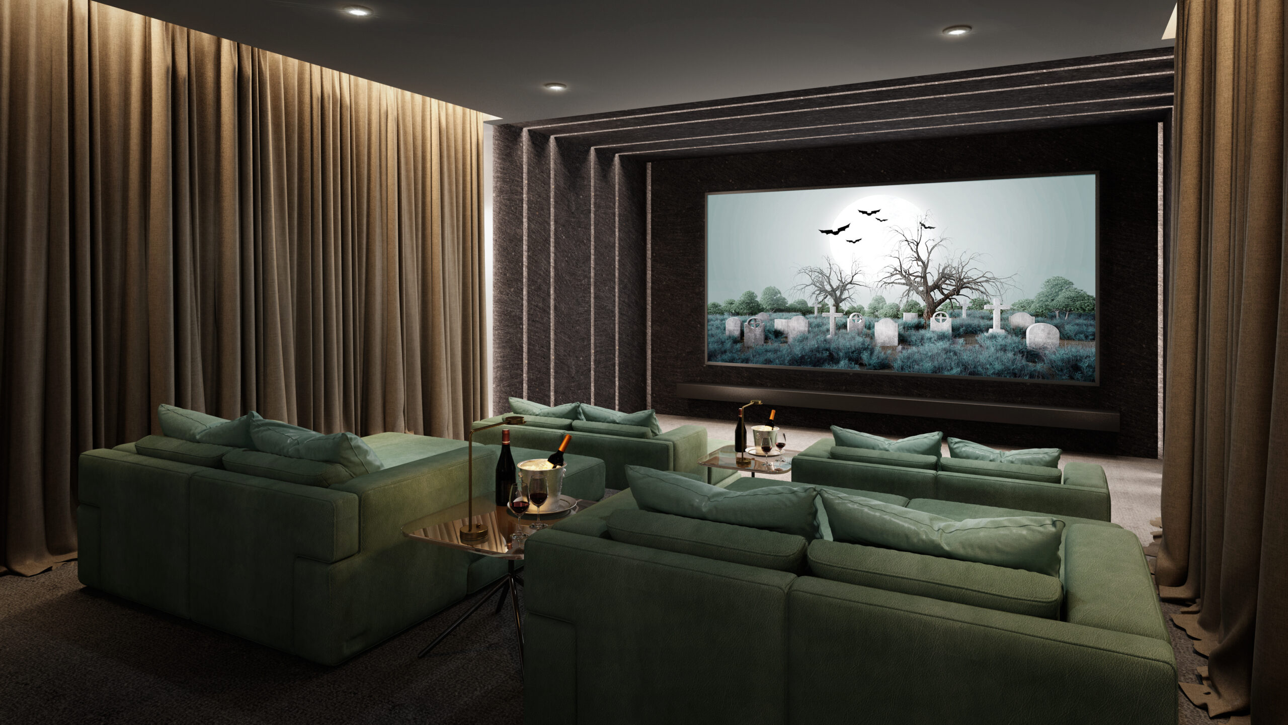 Home theater installation for a Fort Collins audio video system